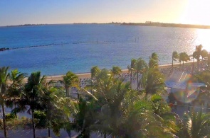 Plage du complexe Baha Mar. Bahamas. Webcams de Nassau en ligne