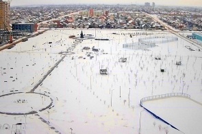 Vue du Parc olympique en construction. Webcams pour Tambov