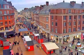 Vue de la Place de l'Hôtel de Ville. Webcams Amiens