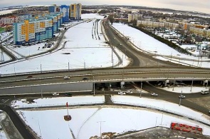 Carrefour de Krasnaya et Sébastopolskaïa. Webcams Saransk