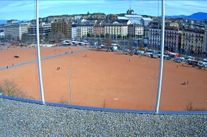Plaine de Plainpalais. Webcams de Genève