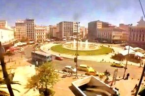 Place Omonia. Webcams Athènes