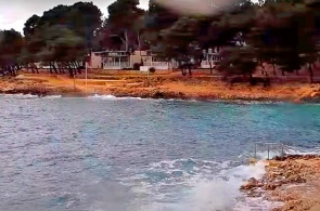 Baie des Cigales (vue d'ensemble). Webcams Mali Lošinj