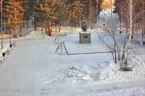Parc de la Victoire. Monument aux soldats. Webcams pour Oust-Ilimsk